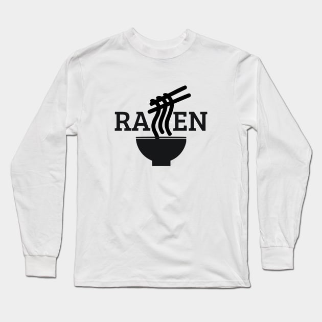 I Heart Ramen Long Sleeve T-Shirt by Xie